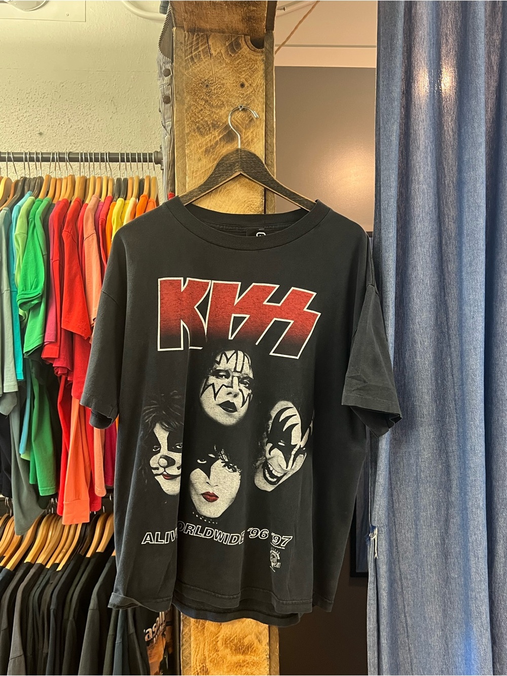 Vintage KISS Black Graphic Tee